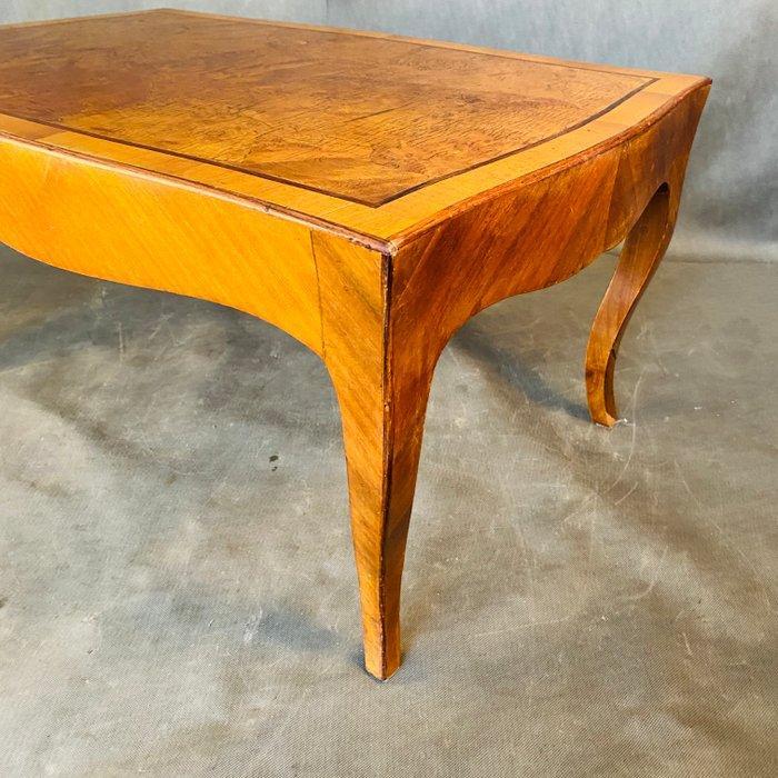 Salontafel - Polychroom hout, Italiaans ontwerp begin 1900, Antiek en Kunst, Curiosa en Brocante