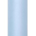 Lichtblauwe Tule Rol 15cm 9m, Verzenden, Nieuw