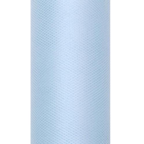 Lichtblauwe Tule Rol 15cm 9m, Hobby en Vrije tijd, Feestartikelen, Nieuw, Verzenden