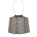 Solar Lampion Lampshade - Lace Taupe - 20 cm, Tuin en Terras, Verzenden, Minder dan 50 watt, Overige typen, Nieuw