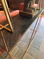 Sidetable Goud/Marmer – Showroommodel NU €249,- (van €699,-!, Huis en Inrichting, Tafels | Sidetables, Overige materialen, 100 tot 150 cm