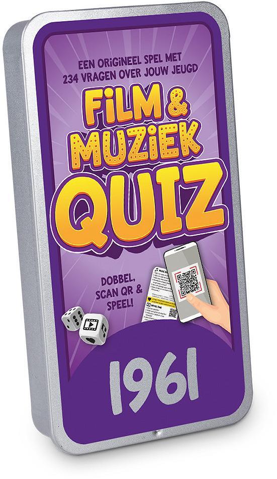 Film & Muziek Quiz - 1961 | Miko Products - Kaartspellen, Hobby en Vrije tijd, Gezelschapsspellen | Kaartspellen, Nieuw, Verzenden