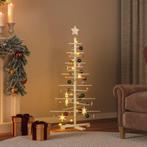 vidaXL Kerstdecoratie kerstboom 125 cm massief grenenhout, Diversen, Verzenden, Nieuw