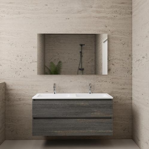 ACTIE BWS Badmeubel | Paris | Frey Oak 120 cm | Mat Wit, Doe-het-zelf en Verbouw, Sanitair, Bad, Nieuw, Ophalen of Verzenden