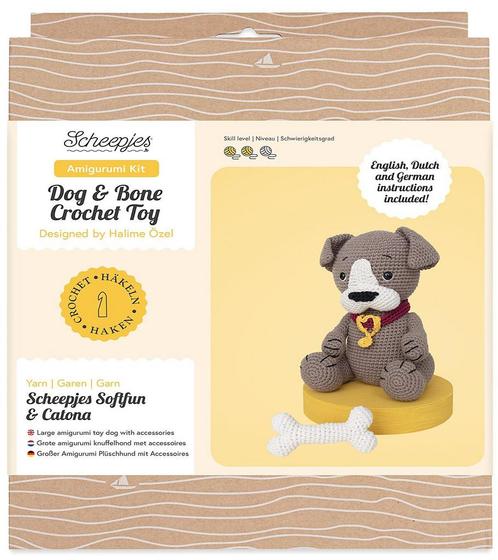 Scheepjes Hond & Bot Haken - Amigurumikit haakpakket, Hobby en Vrije tijd, Breien en Haken, Ophalen of Verzenden