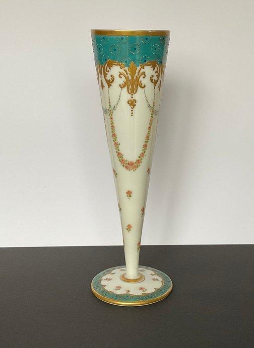 Legras & Cie. - Vaas - Trompetmodel - Opaline glas -, Antiek en Kunst, Antiek | Glas en Kristal