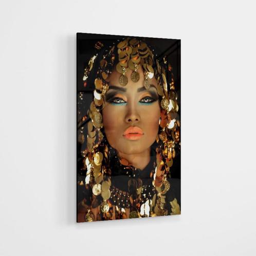 Glasschilderij – Golden Elegance – 80x120cm, Huis en Inrichting, Woonaccessoires | Schilderijen, Tekeningen en Foto's, Oorspronkelijke maker