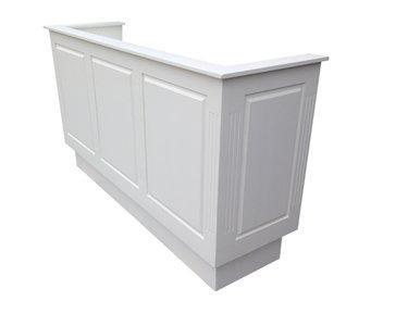 Nieuwe toonbank 300 cm breed in het wit met open bovenkant, Zakelijke goederen, Kantoor en Winkelinrichting | Winkel en Inventaris