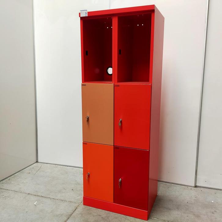 4-deurs (6 vakken) lockerkast - 195x70x50 cm, Huis en Inrichting, Kasten | Lockerkasten, Ophalen of Verzenden
