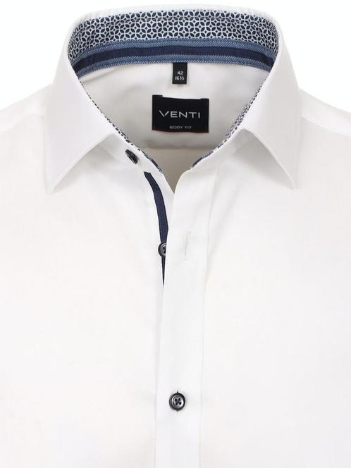 Venti Overhemd Non Iron Wit Body Fit 103522600-000, Kleding | Heren, Overhemden, Wit, Nieuw, Verzenden