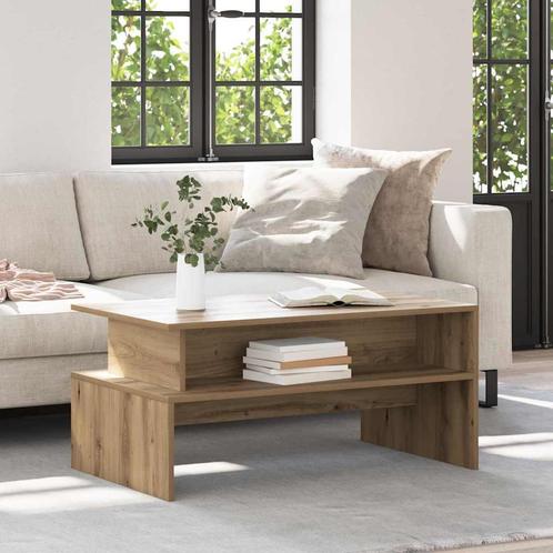 vidaXL Salontafel artisanaal eikenkleurig 90 x 55 x 42.5 cm, Huis en Inrichting, Tafels | Salontafels, Nieuw, 50 tot 100 cm, Overige houtsoorten