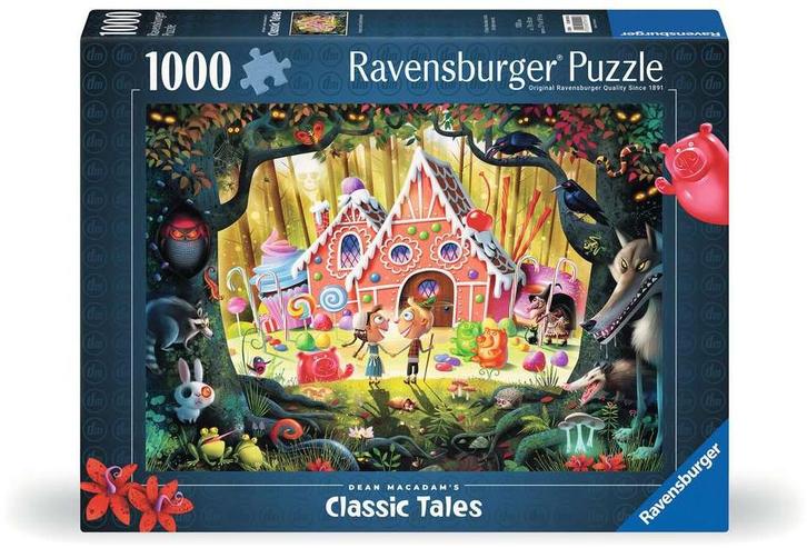 Hans en Grietje Puzzel (1000 stukjes) | Ravensburger -, Hobby en Vrije tijd, Denksport en Puzzels, Nieuw, Verzenden