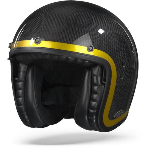 Scorpion Belfast Carbon Lofty Gold Jethelm, Motoren, Kleding | Motorhelmen, Jethelm, Heren, XS, Nieuw met kaartje, Overige merken