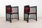 J.&J. Kohn - Josef Hoffmann - Fauteuil (2) - Fledermaus -, Antiek en Kunst, Antiek | Meubels | Stoelen en Banken