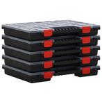 vidaXL Assortimentsdozen 5 st 40x30x5 cm polypropeen, Doe-het-zelf en Verbouw, Verzenden, Nieuw