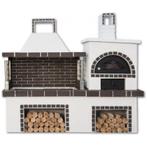 Buitenkeuken set bbq met houtoven (modern) - black..., Huis en Inrichting, Nieuw, Ophalen of Verzenden