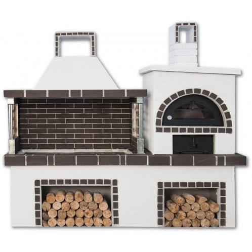 Buitenkeuken set bbq met houtoven (modern) - black..., Huis en Inrichting, Keuken | Keukenbenodigdheden, Ophalen of Verzenden