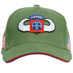 Baseballcap Groen 82nd Airborne NIEUW, Ophalen of Verzenden, Nieuw
