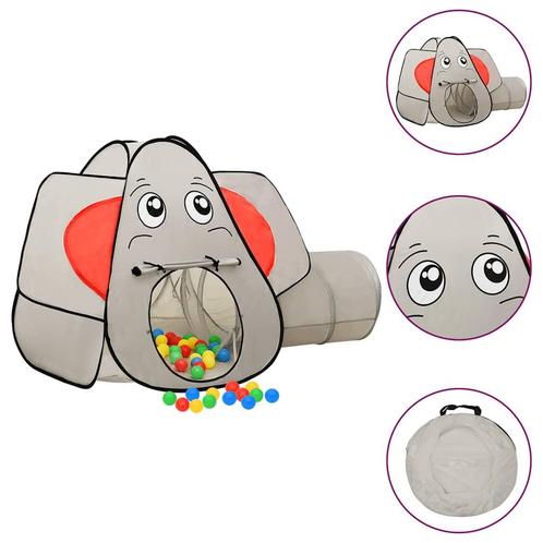 vidaXL Kinderspeeltent Olifant 174x86x101 cm grijs, Kinderen en Baby's, Speelgoed | Speeltenten, Nieuw, Verzenden