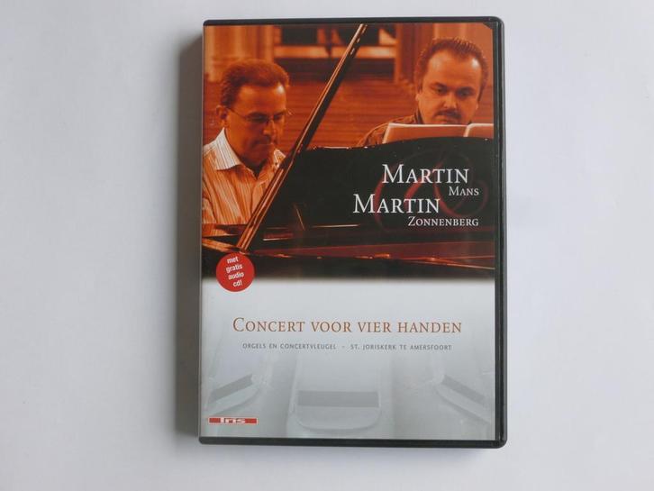 Martin Mans / Martin Zonnenberg - Concert voor 4 handen (CD+, Cd's en Dvd's, Dvd's | Muziek en Concerten, Zo goed als nieuw, Verzenden