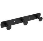 Differnz kapstok 3 haken rvs mat zwart, Huis en Inrichting, Woonaccessoires | Kapstokken, Verzenden, Nieuw