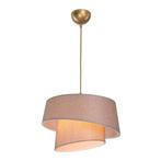 Design hanglamp Wigan E27 zandkleurig lux.pro, Nieuw, Verzenden