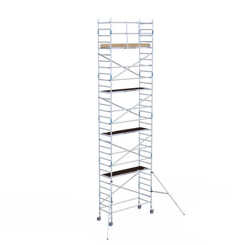 ALX rolsteiger 90 x 10,2m WH met voorloopleuning, Doe-het-zelf en Verbouw, Steigers, Rolsteiger of Kamersteiger, Nieuw, 5 meter of hoger