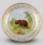 Royal Copenhagen - Bord - Fauna Danica - 24 kt goud - Ursus, Antiek en Kunst