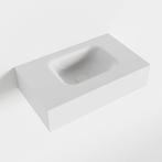 MONDIAZ LEX Talc vrijhangende solid surface wastafel 50cm., Ophalen of Verzenden, Nieuw, Overige typen