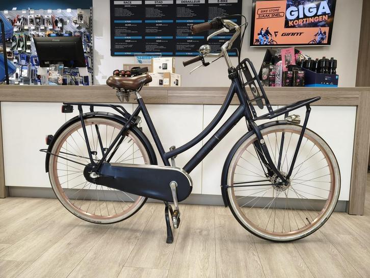 Cortina U4 Denim dames transportfiets, Fietsen en Brommers, Fietsen | Dames | Damesfietsen, 56 cm of meer, Versnellingen, Gebruikt