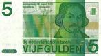 Bankbiljet 5 gulden 1973 Vondel Zeer Fraai, Postzegels en Munten, Bankbiljetten | Nederland, Verzenden