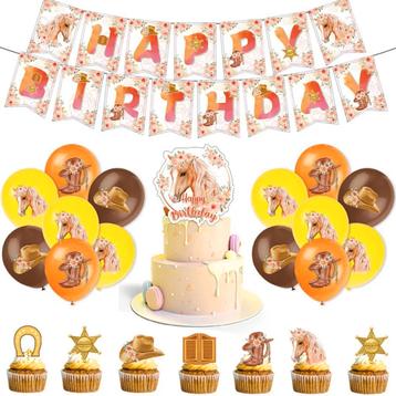44-delige party en decoratie set Sweet Horse beschikbaar voor biedingen