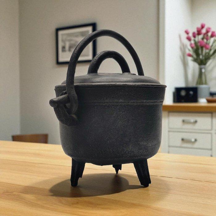 French Antique - Kookpan - Gietijzer, Antiek en Kunst, Antiek | Keukenbenodigdheden