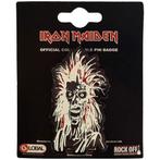 Iron Maiden Eddie - Pin officiële merchandise, Ophalen of Verzenden, Nieuw, Kleding