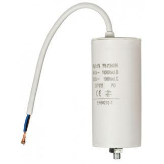 Condensator - Aanloop - 40.0 F (Max. 450V, Met kabel), Doe-het-zelf en Verbouw, Elektra en Kabels, Nieuw, Verzenden