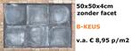 TERRASTEGELS TUINTEGELS 60x60 50x50 zwart antraciet grijs en, Nieuw, Beton, Terrastegels, 10 m² of meer