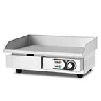 HCB Bakplaat - glad - 55 cm - 230V - RVS, Verzenden, Nieuw in verpakking, Fornuis, Frituur en Grillen