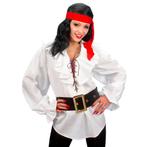 Witte Blouse Dames Piraten/Renaissance, Verzenden, Nieuw