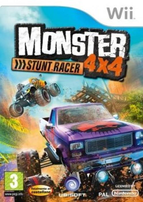 Monster 4X4 Stunt Racer (Nintendo Wii), Spelcomputers en Games, Games | Nintendo Wii, Gebruikt, Verzenden