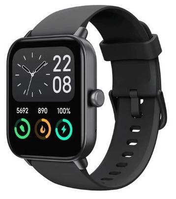 Smartwatch - heren en dames - Alexa - 1.8 - Zwart beschikbaar voor biedingen