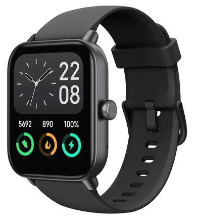 Smartwatch - heren en dames - Alexa - 1.8 - Zwart, Sieraden, Tassen en Uiterlijk, Smartwatches, Nieuw, Verzenden