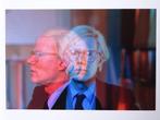 Thomas Hoepker (1936) - Double exposure of Andy Warhol at
