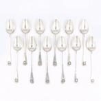 J.M. van Kempen & Zoon - Koffielepel - Niëllo - Koffielepel, Antiek en Kunst, Antiek | Goud en Zilver