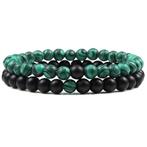 Fako Bijoux® - Dubbele Kralen Armband - 6mm - Twee, Verzenden, Nieuw