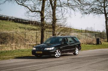 Saab 9-5 2.0 T Linear Business Estate 2004 Zwart beschikbaar voor biedingen