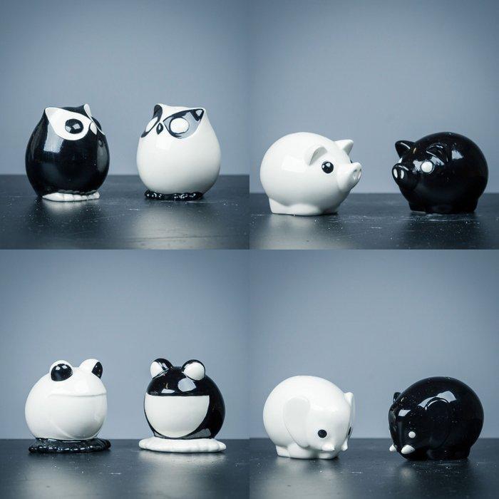 Beeldje - - La menagerie de table - 12 setjes peper en zout, Antiek en Kunst, Kunst | Designobjecten
