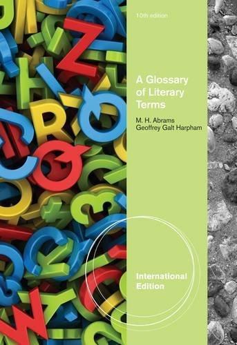 Glossary Of Literary Terms 9780495906599 M. H. Abrams, Boeken, Overige Boeken, Gelezen, Verzenden