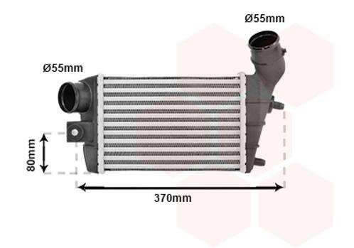 INTERCOOLER VOOR ALFA ROMEO 147 937 2000-2004 46744880, Auto-onderdelen, Airco en Verwarming, Nieuw, Ophalen of Verzenden