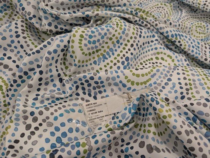 Telerie Simta Torino: Eleganza Moderna con Pois Acquerellati, Antiek en Kunst, Antiek | Kleden en Textiel