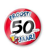 Bierviltjes 50 Jaar 12,5cm 6st, Verzenden, Nieuw
